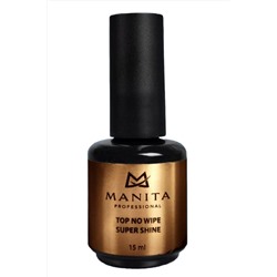 Manita Professional Топ для гель-лака без липкого слоя / No Wipe Super Shine, 15 мл KRISTALLER, 1111235