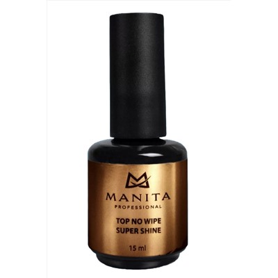 Manita Professional Топ для гель-лака без липкого слоя / No Wipe Super Shine, 15 мл KRISTALLER, 1111235