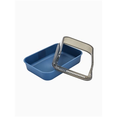 УЦЕНКА Туалет с прозрачными бортами, 40×28×16 см, синий