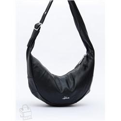 Сумка женская кожаная 9177SP black Velina Fabbaino-Safenta