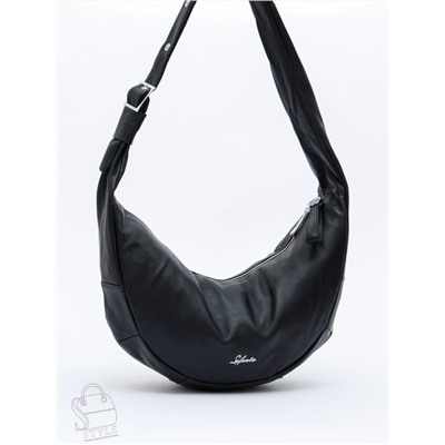 Сумка женская кожаная 9177SP black Velina Fabbaino-Safenta