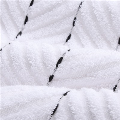 Коврик махровый SL HOME: Lines «Блан де Блан», 50×70 см, хлопок 100%