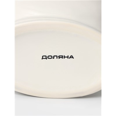 Аксессуары для ванной Доляна «Мрамор», 3 предмета, дозатор с подставкой 550 мл, 2 стакана, белые