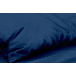 Комплект постельного белья SONNO FLORA BASIC Глубокий синий