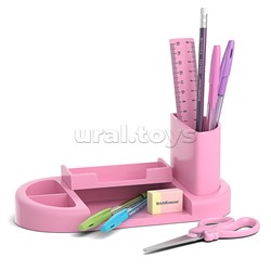 Набор настольный пластиковый Harmony, Pastel, розовый