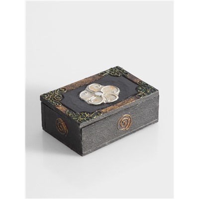 Шкатулка «Цветок», 12×8×5 см, МДФ