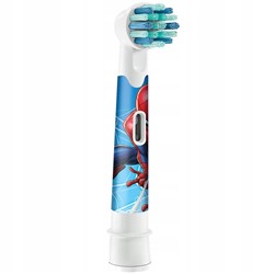 Насадка для ДЕТСКИХ электрических зубных щеток Oral-B Stages Kids Человек-Паук Spider Men (1 шт) (для мальчиков) (без розничной упаковки)
