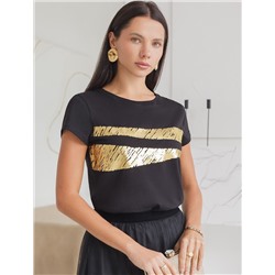 VILATTE Футболка D49.135