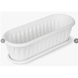 Кактусница Фелиция 28.5см Мрамор