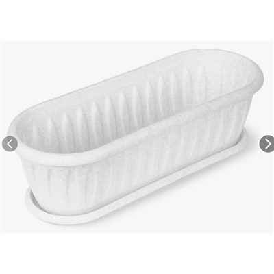 Кактусница Фелиция 28.5см Мрамор