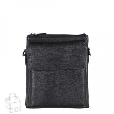 Сумка мужская кожаная 1006-3QGH black Heanbag