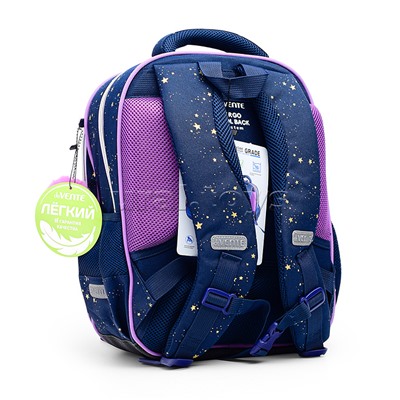 Рюкзак "Grade. Chiisana Hoshi" школьный жесткий 37x28x16 см (16 л) вес 700 г, 1 отделение на молнии с разделителями для учебников, 1 отделение с органайзером, 2 передних кармана, 2 боковых кармана сеткой на резинке, эргономичная формоустойчивая вентилируе