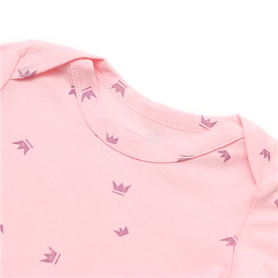 Боди детское MINAKU, рост 62-68 см, розовое