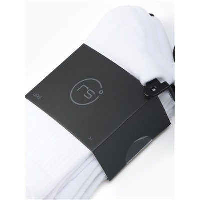 Носки спортивные хлопковые Resport, 3 пары, размер 35-38, белые