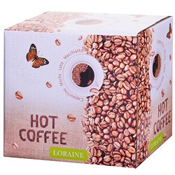 28468 Кружка COFFEE 340 мл с ложкой LR (х36)