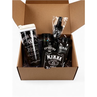 Подарочный набор «Крутой мужик, 100%»