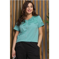Блуза Лейла (оливковая) Б13333-20М