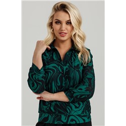 Блузка женская  7098/02/Бирюзовый