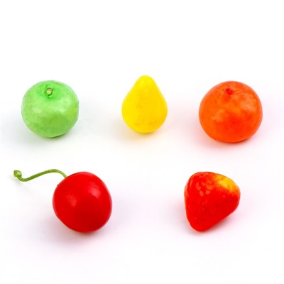 Декоративный набор «Фрукты» размер: 2.5×2 см, 100 шт.
