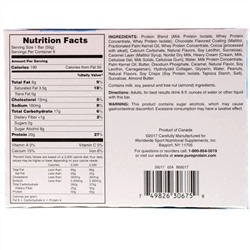 Pure Protein, Батончики с арахисом, шоколадом и карамелью, 6 батончиков, 1,76 унц. (50 г)