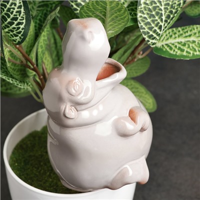 Автополив для комнатных растений «Бегемот», 200 мл, h=14 см, керамика