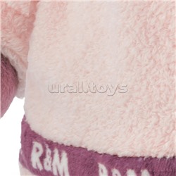 Мишка Ронни в худи цвета лотоса, 21см, в коробке