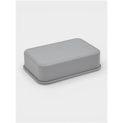 Ланч - бокс, контейнер для еды «Нордик», с приборами, 2 ячейки, 1.5 л, 22.5×17×8 см, пластик, серый