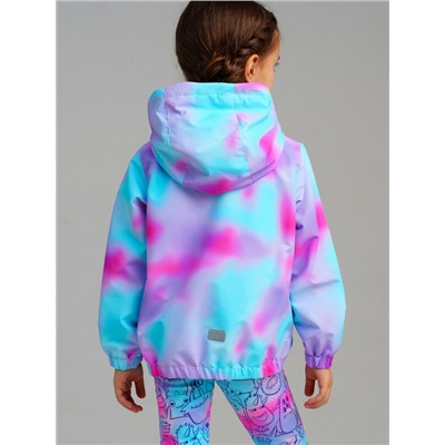 Куртка текстильная с полиуретановым покрытием для девочек (ветровка)