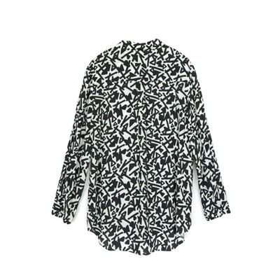 Блузы CONTE LBL 1091 Рубашка с геометрическим рисунком из хлопка премиального качества