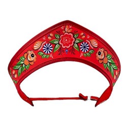 Ободок-кокошник "Русские промыслы" хохлома с регулир.рез 78303 Centrum