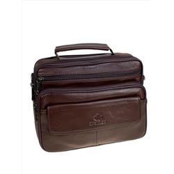 Сумка мужская из натуральной кожи, цвет коричневый