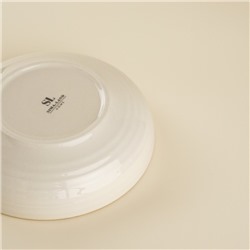 Тарелки глубокие SL Home «Леггеро», 18.5×5 см, набор 2 шт., фарфор, бежевые