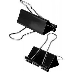 Зажим для бумаг 41 мм черный ЗК-9285 Проф-Пресс