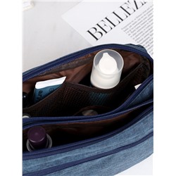 Косметичка 10х25х15 см синий / XN-019BLU /уп 150/подарок мужчине