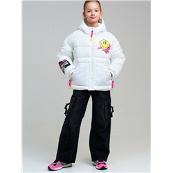 Куртка текстильная с полиуретановым покрытием для девочек