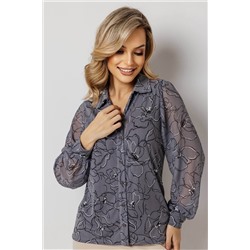 Блузка женская  7096/02/Темно-серый