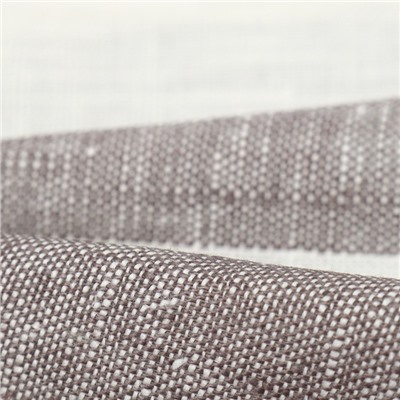 Дорожка на стол Этель Graphite 40×146 см, лен 100%, 260 г/м², белая/серая