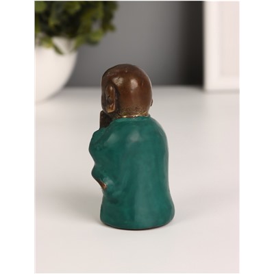 Сувенир «Монах», 5×4×8 см, бронза