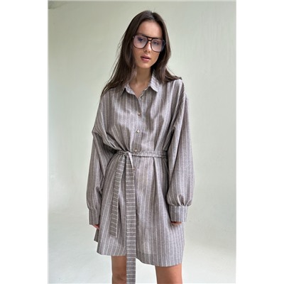 Комбинезон  MIX091/04/Кофе, белый