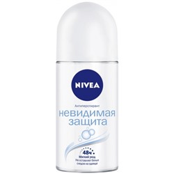 Дезодорант шариковый NIVEA Антиперспирант Невидимая Защита женский, 50 мл (82995)