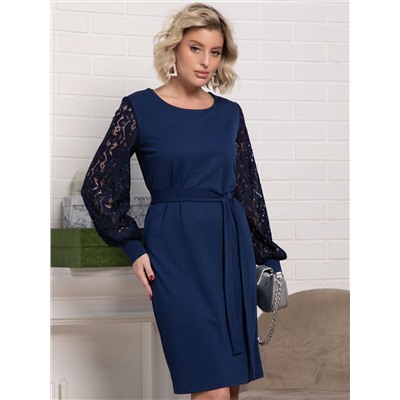 Платье Шарли (темно-синее) П15251-18М