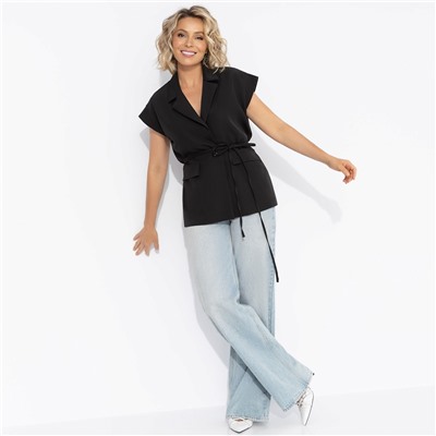 Жилет оверсайз, Слишком модно (black)