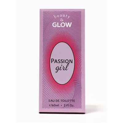 Туалетная вода женская Beauty&Glow Passion Girl, 60 мл