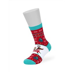 Omsa Носки OMSA kids   Calzino 21N63 плюш (Кот, Заяц, Собака)