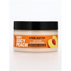 Крем-баттер для тела Very juicy peach, питание и увлажнение, с ароматом персика, 250 г, PICO MICO