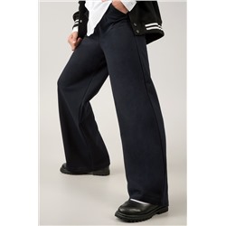 Брюки палаццо из футера для девочки Happyfox