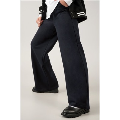 Брюки палаццо из футера для девочки Happyfox