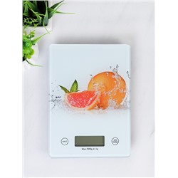 Весы кухонные электронные 7 кг / ZD-412 /уп 40/ без батареек