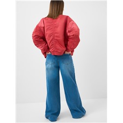 Брюки текстильные джинсовые для женщин