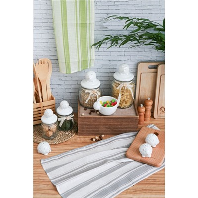 Салатник Доляна «Ёжик в золотом», 300 мл, 12.5×10.2×8.7 см, белый